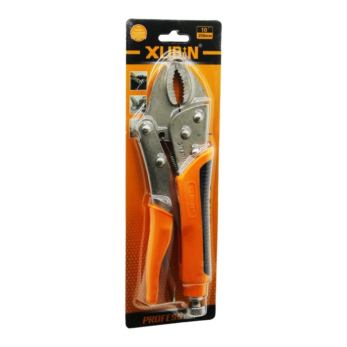 XUBİN LOCKING PLIERS ( 10 ) AYARLI PENSE  ( TURUNCU SİYAH PLS.İZOLELİ ) ( 250MM )*240