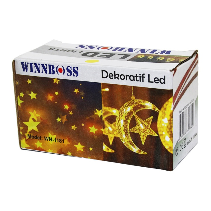 WINNBOSS WN-1181 ( 5MT ) ( GÜN IŞIK & AY-YILDIZ ) DEKORATİF LED IŞIK*100