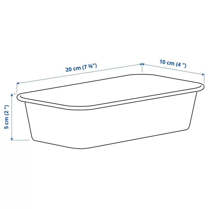 Kutu, Bej, 10x20x5 cm | Mobilya Mark