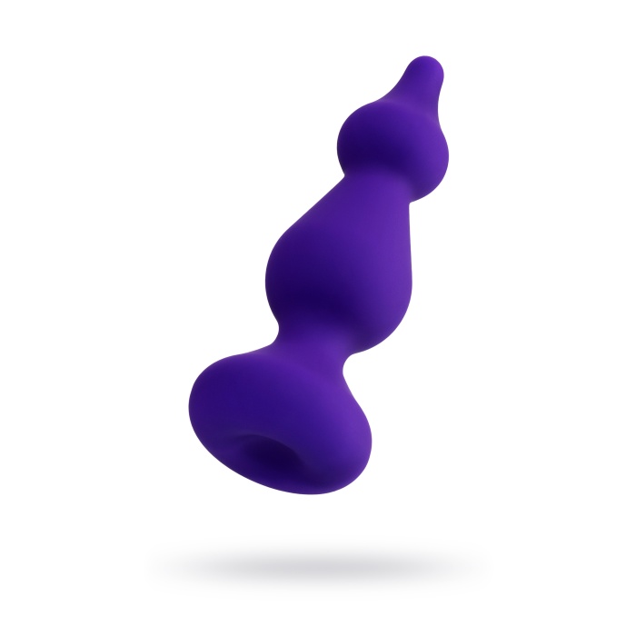 ToDo by Toyfa Sholt Anal Plug, silikon, mor, 10 cm, Ø 3 cm
