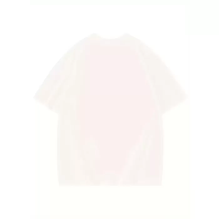Kadın Eğlenceli Harf NY Baskılı Bisiklet Yaka Tişört - Rahat Polyester, Makinede Yıkanabilir - Yaz ve Fitness için Mükemmel, Yuvarlak Yaka- Beyaz