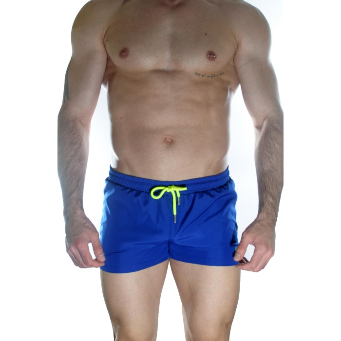 Erkek Mavi Mini Mayo Short