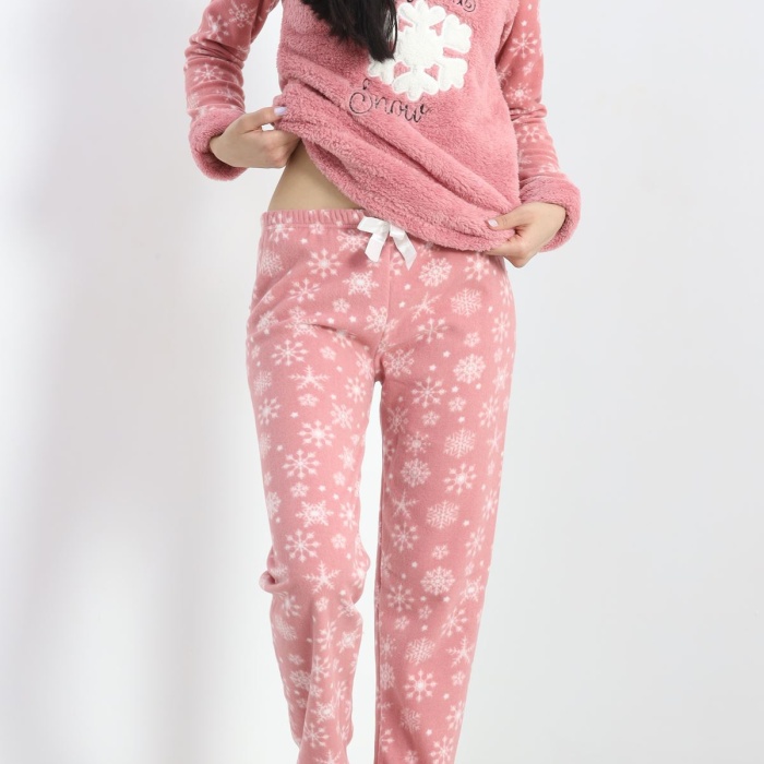 Polar Pijama Takımı Pembe1