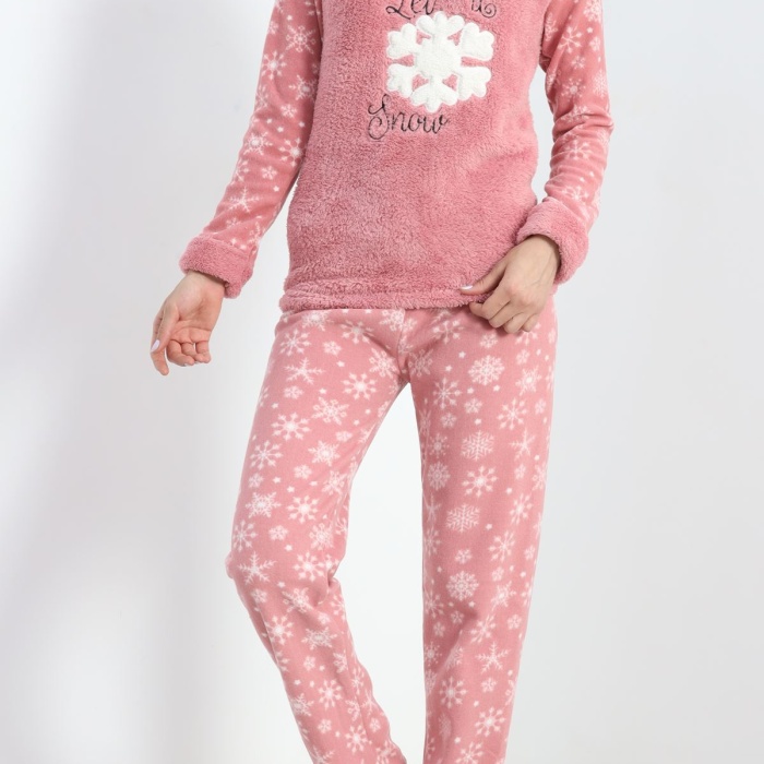 Polar Pijama Takımı Pembe1