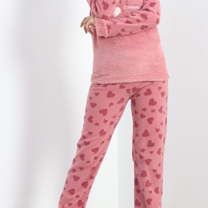 Polar Pijama Takımı Pembe