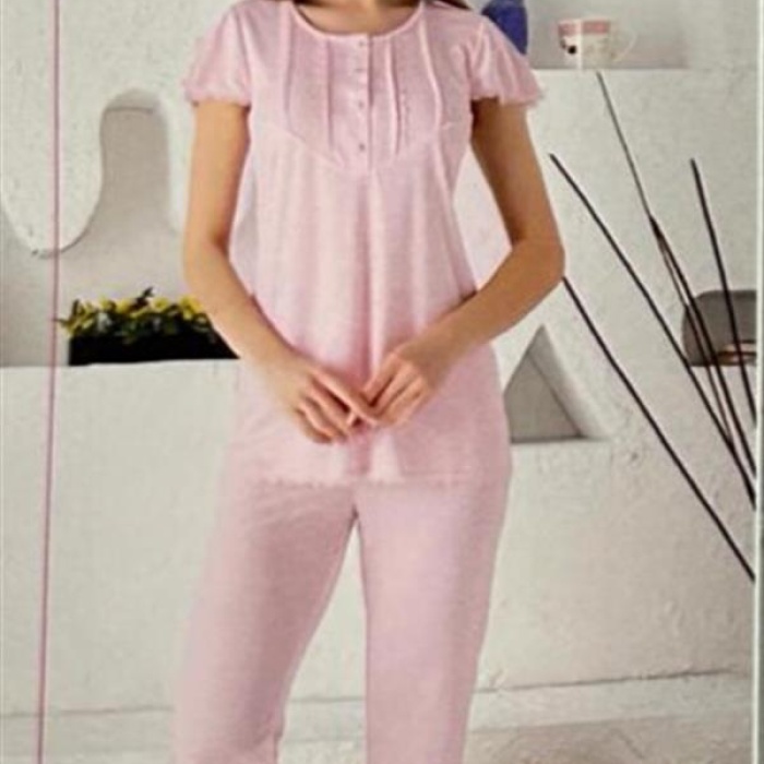 Limissi Kadın Pijama Takım 23404 Pembe