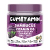 Gumitamin Sambucus Multivitamin Gummy Kara Mürver C D3 Çinko Beta Glukan Ekinezya 180 gr