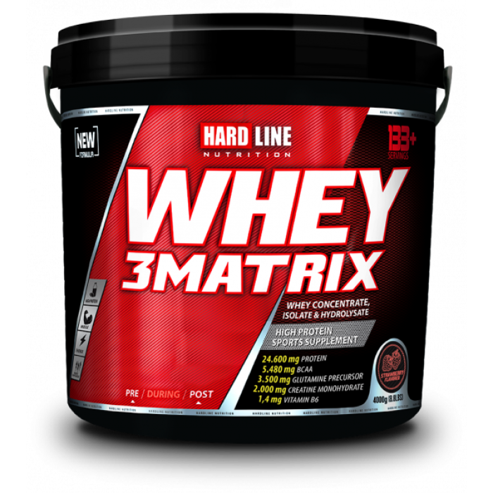 Hardline Nutrition Whey 3 Matrix 4000 gr