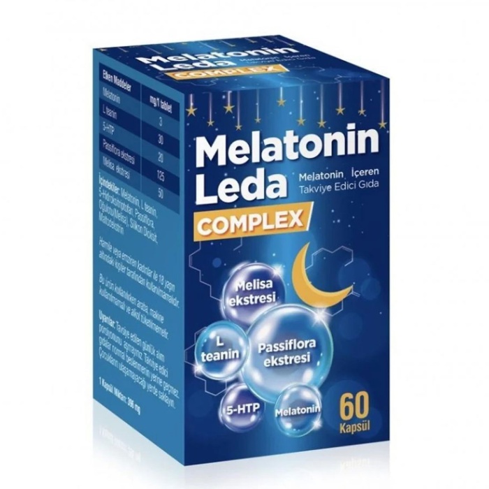 Leda Complex Melatonin 3 mg 60 Kapsül