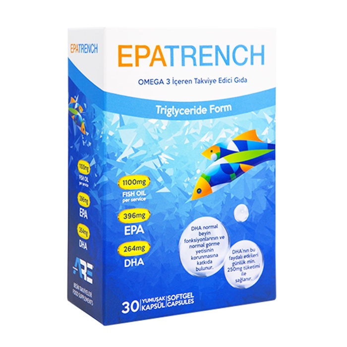 Remolent Epatrench Omega 3 Balık Yağı 30 Yumuşak Kapsül