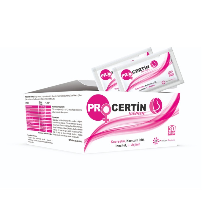 Procertin Women L-Vitamin C L-Arjinin Koenzim Q10 30 Saşe