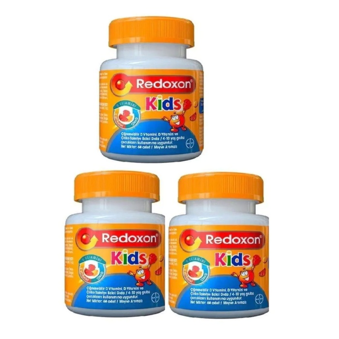 Redoxon Kids 60 Çiğnenebilir Tablet - 3 Adet