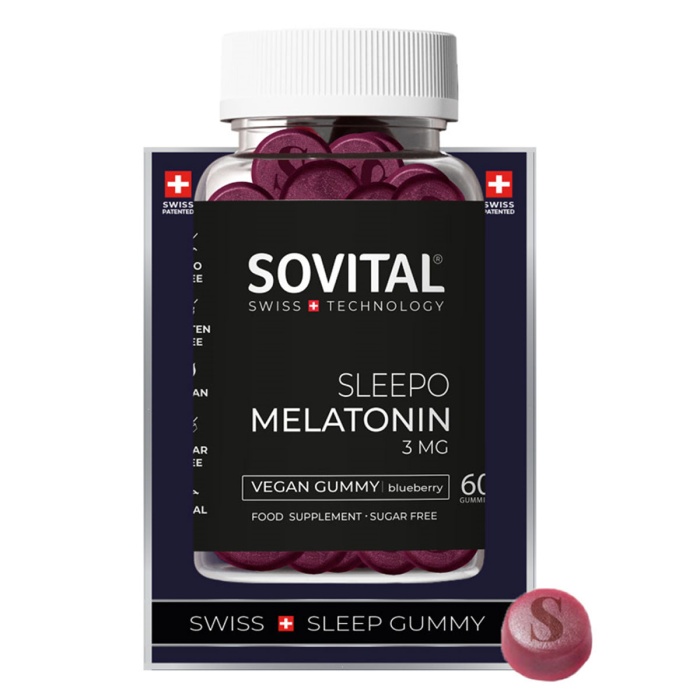 Sovital Sleepo Melatonin 3 mg 60 Vegan Gummies