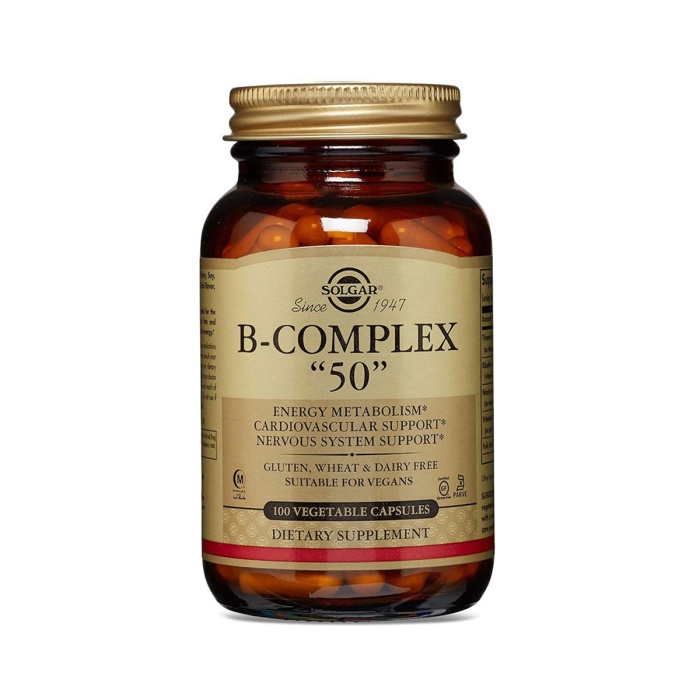 Solgar Vitamin B Complex 50 mg 100 Kapsül