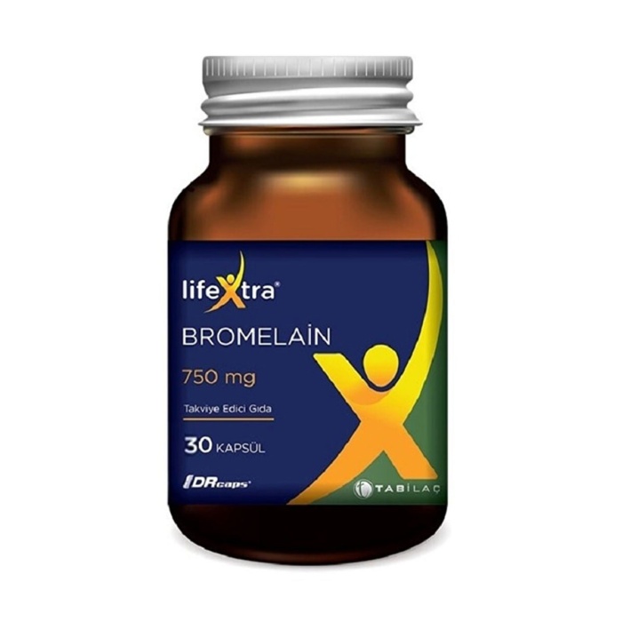 Lifextra Bromelain 750 mg 30 Kapsül