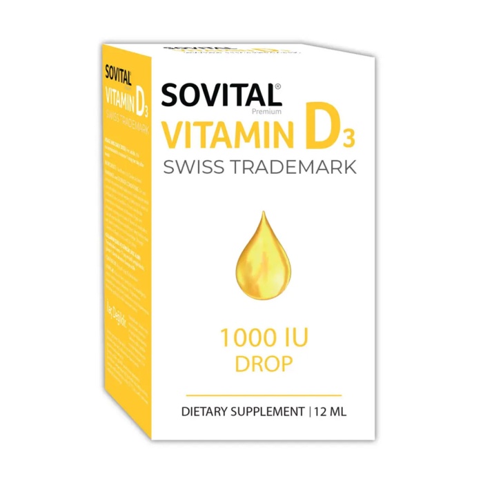 Sovital Vitamin D3 1000 Drops 12 ml