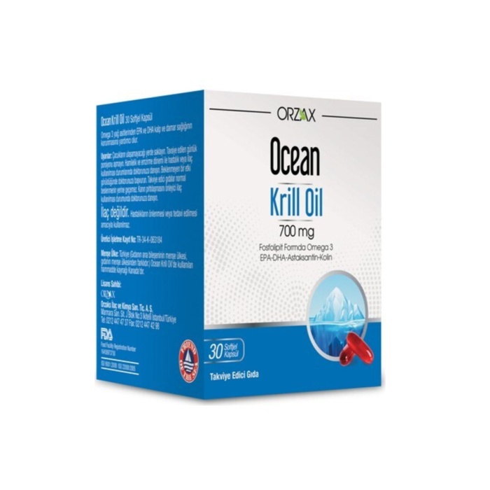 Ocean Krill Oil 700 mg 30 Kapsül