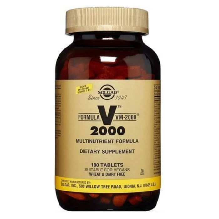 Solgar VM 2000 Multivitamin 180 Tablet