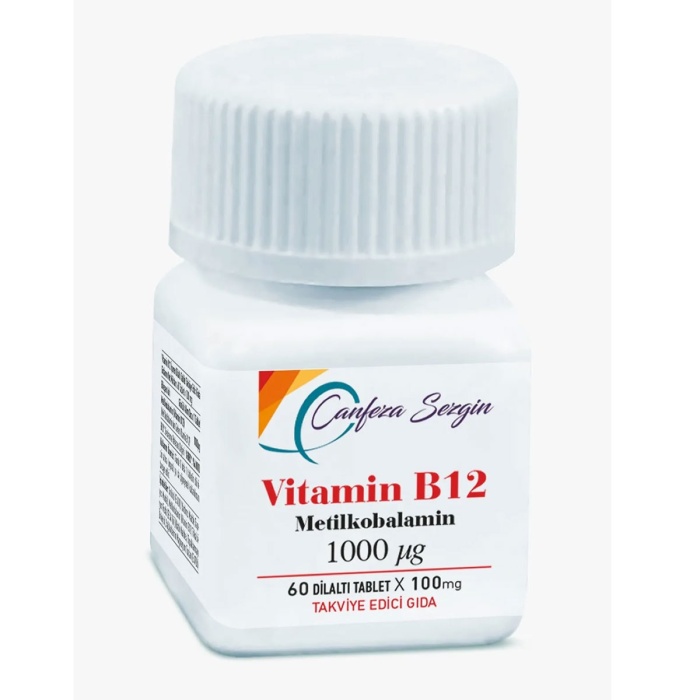 Canfeza Sezgin Vitamin B12 Metilkobalamin 60 Tablet