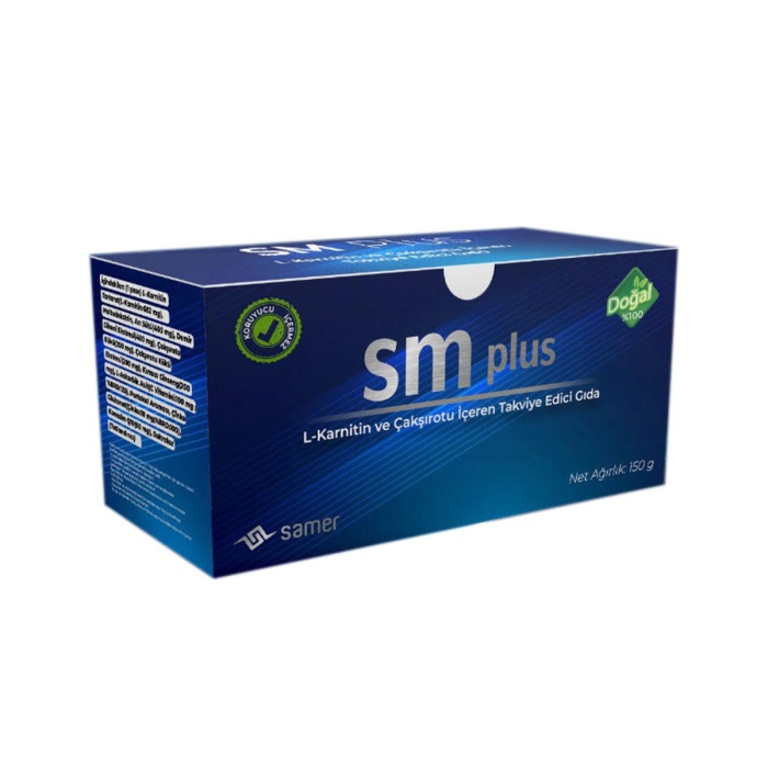 SM Plus L-Carnitin ve Çakşırotu İçeren Takviye Edici Gıda 30 Saşe