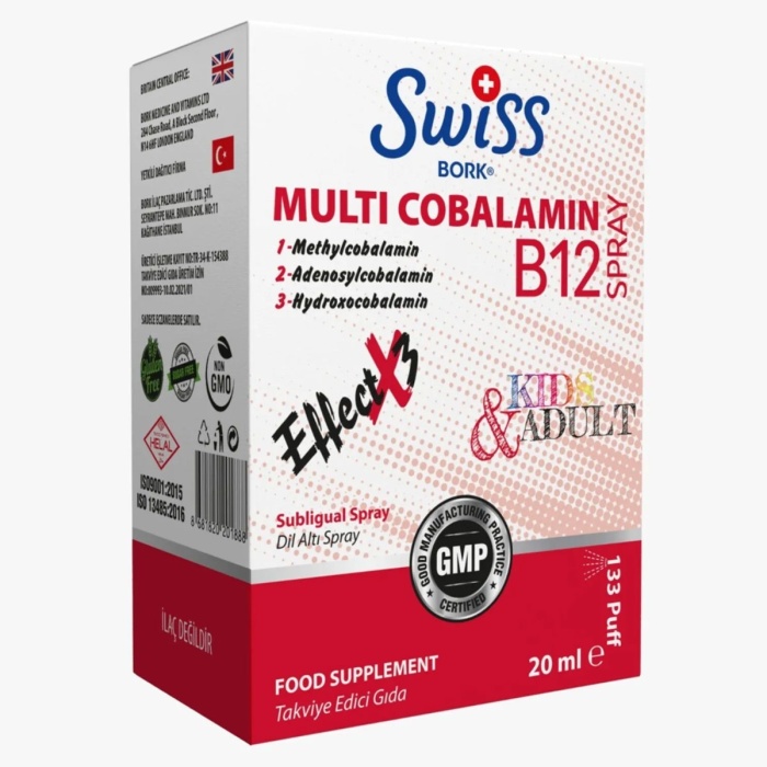 Swiss Bork Multi Cobalamin B12 Sprey 20 ml