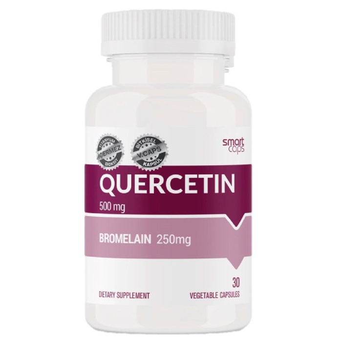 Smartcaps Quercetin 500 mg 30 Kapsül