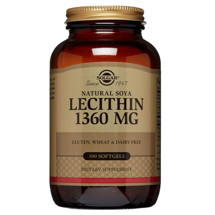 Solgar Lecithin 1360 mg 100 Kapsül