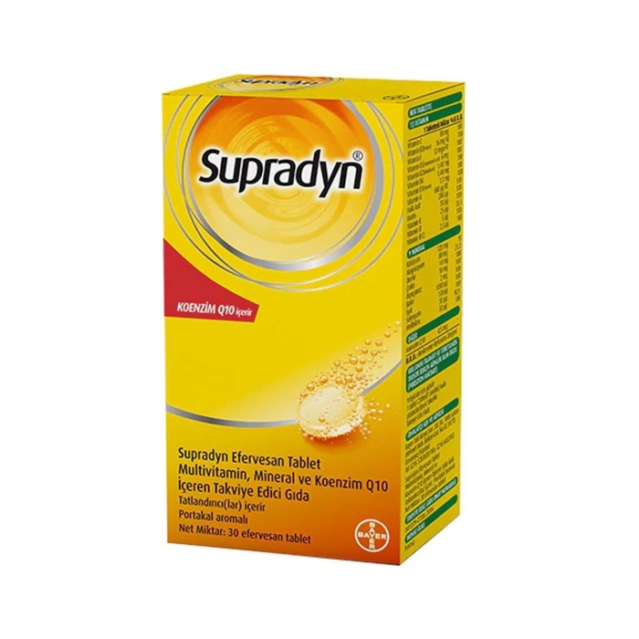 Supradyn Koenzim Q10 30 Efervesan Tablet