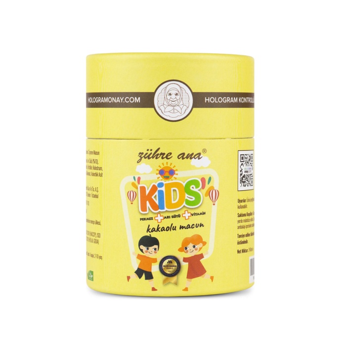 Zühre Ana Kids Pekmez Arı Sütü Vitamin Kakaolu Macun 240 ml