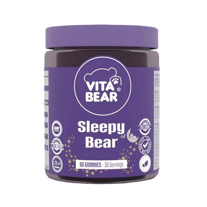 Vita Bear Sleepy Bear Gummy 3 mg Melatonin Vitamin 60 gummy