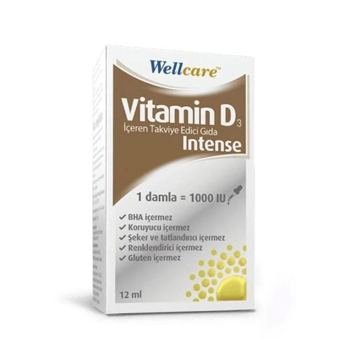 Wellcare Vitamin D3 Intense 1000 IU 12 ml