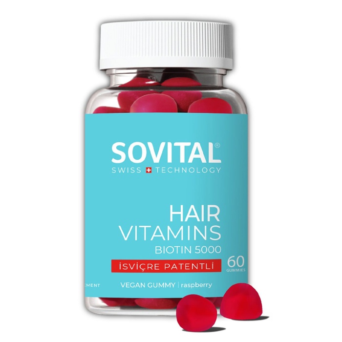 Sovital Hair Vitamins Swiss Technology 60 Vegan Gummies