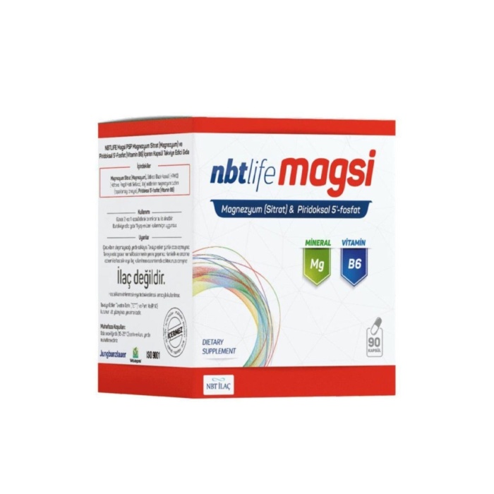 NBT Life Magsi P5P Vitamin B6 90 Kapsül