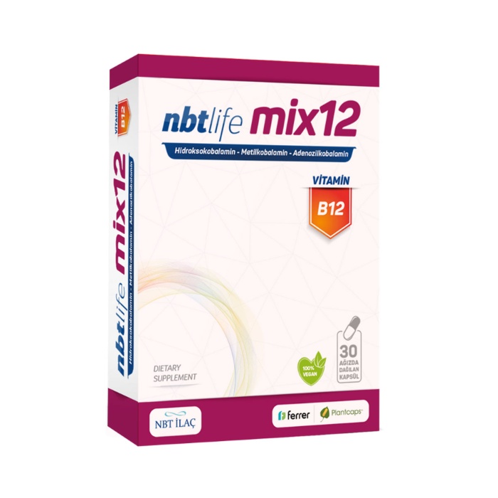 NBT Life Mix Vitamin B12 30 Kapsül