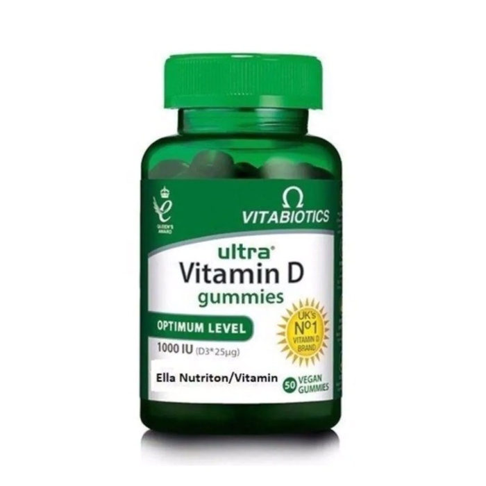 Vitabiotics Ultra Vitamin D Gummies 1000IU 50 Vegan Gummies