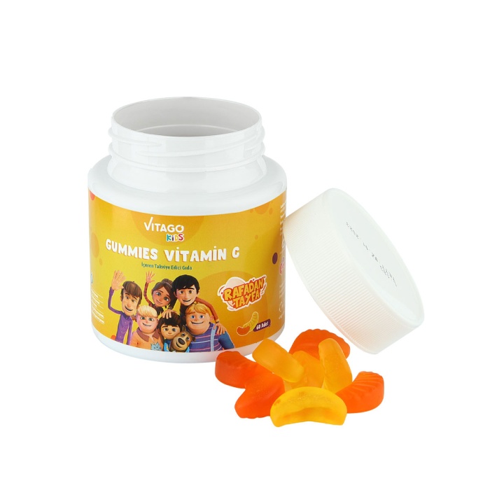 Vitago Kids Gummies Vitamin C İçeren Çiğnenebilir Form - 60 Adet Gummy