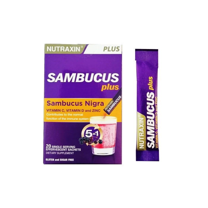 Nutraxin Sambucus Plus 20 Efervesan Saşe