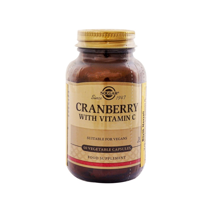 Solgar Cranberry Extract with Vitamin C 60 Kapsül