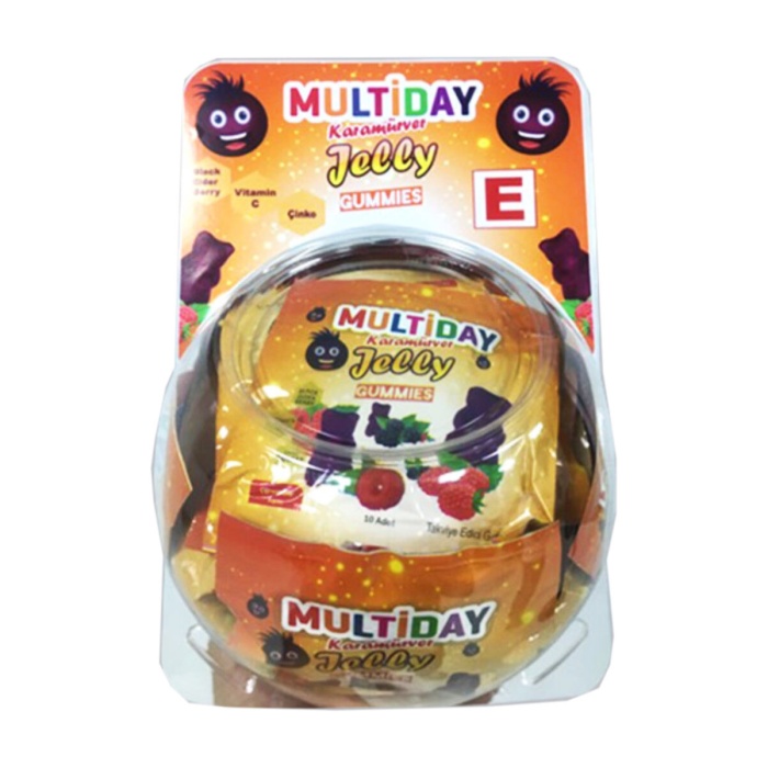 Multiday Karamürver Jelly Gummies 10 adet x 40 Paket Küre