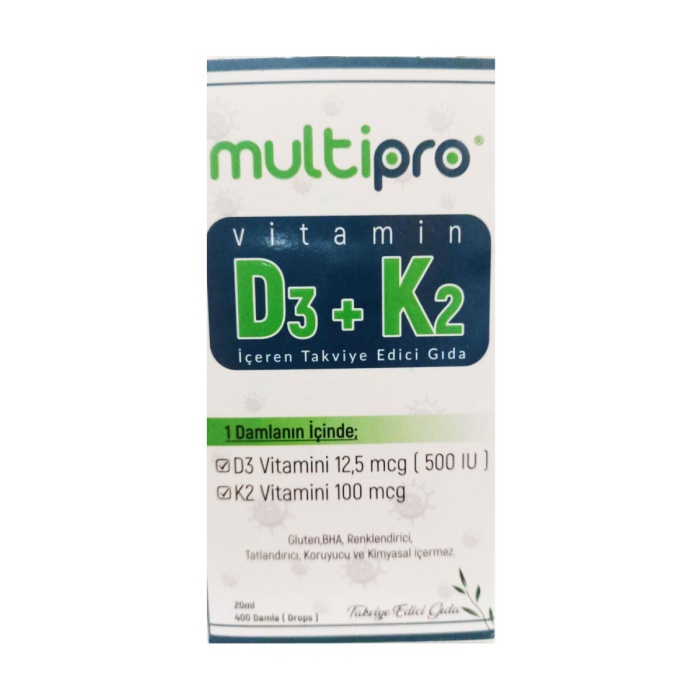 Multipro D3 K2 Damla 20 ml