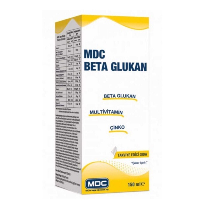 MDC Beta GlukaN-Vit C Şurup 150 ml
