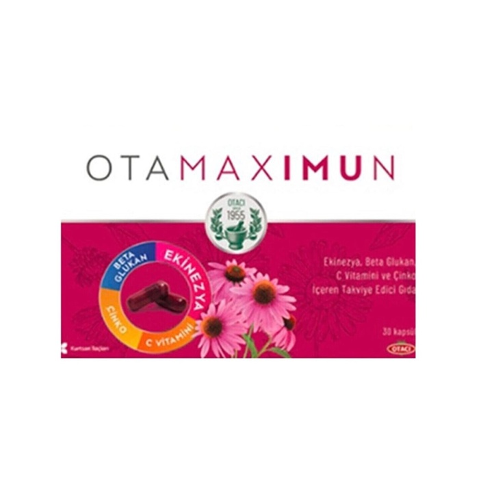 Otacı Otamaximun Beta Glukan + Çinko + C Vitamini 30 Kapsül