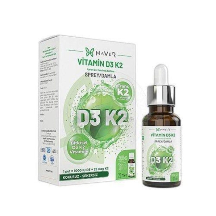 Haver Vitamin D3K2 Sprey 20 ml