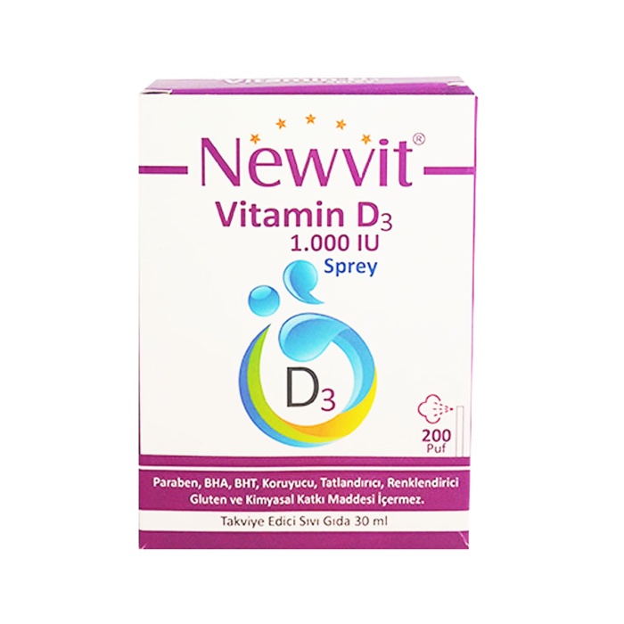 Newvit Vitamin D3 1000 IU Sprey 30 ml
