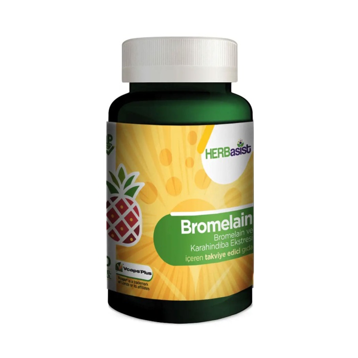 Herbasist Bromelain 60 Kapsül