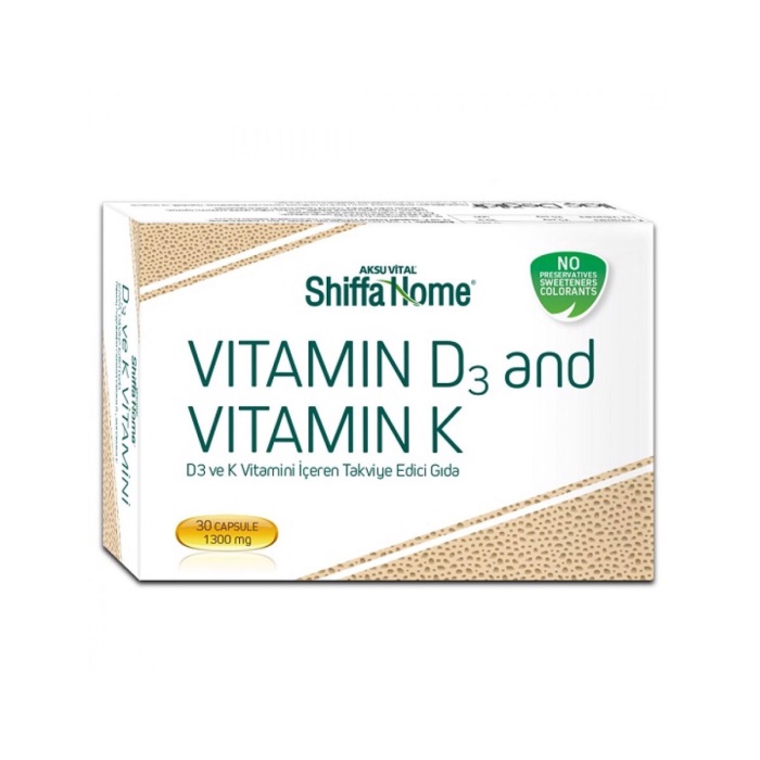 Shiffa Home Vitamin K D3 30 Softgel