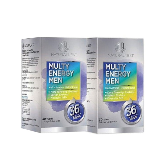 Naturalnest Multy Energy Men 30 Tablet - 1 Alana 1 Bedava