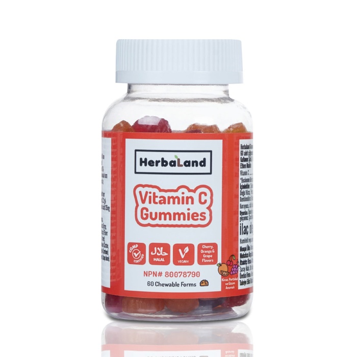 Herbaland Vitamin C Gummies 60 Çiğneme Tableti