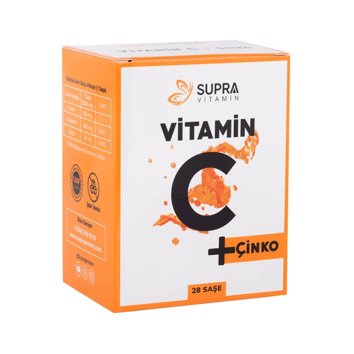 Supra Protein Vitamin C + Çinko 28 Saşe