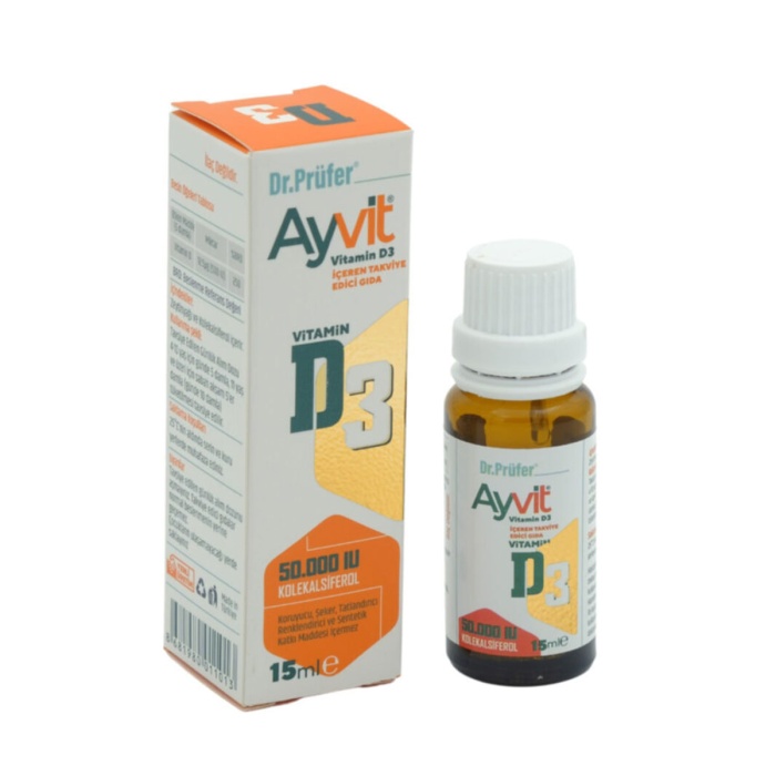 Ayvit Vitamin D3 50.000 IU Damla 15 ml
